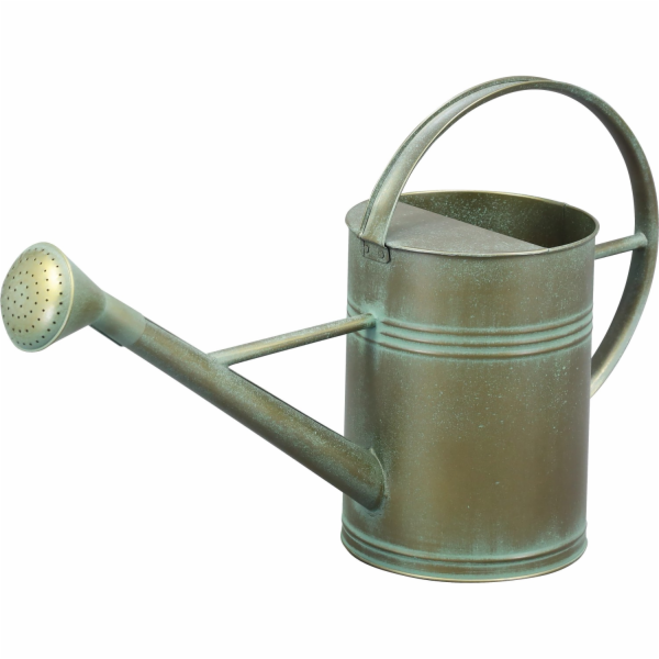 Kovová konev na zalévání, 63 cm x 19 cm x 37 cm, bronzová