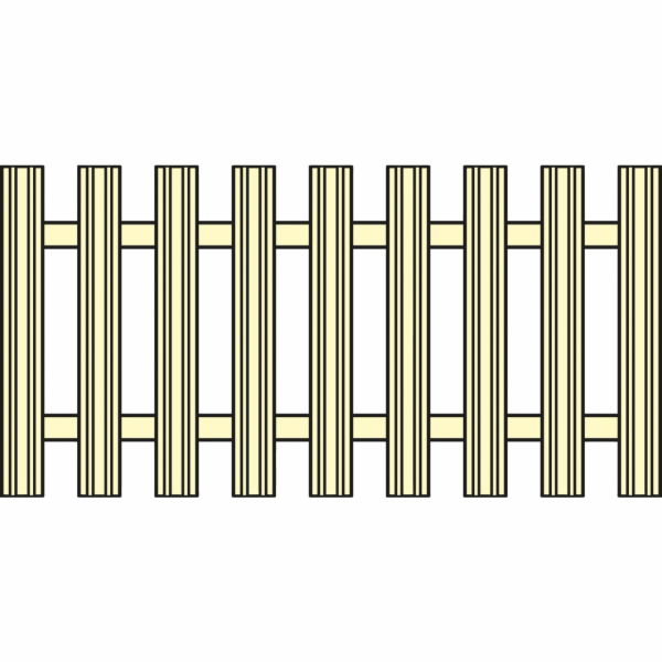 Předzahrádkový plot Füssen 180 cm x 90 cm antracitový