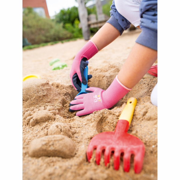 Dětské rukavice s částečným povlakem z přírodního latexu,...