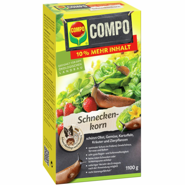 Granule proti slimákům Compo 1100 g