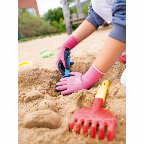 Dětské rukavice s částečným povlakem z přírodního latexu,...