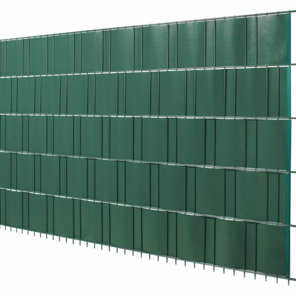 PVC clony na ochranu soukromí v roli, zelené, 19 cm x 20,5 m