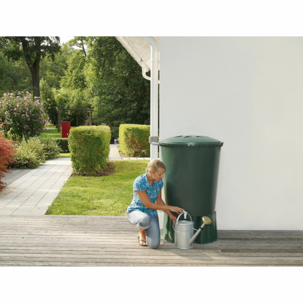 Dešťový sud Garantia kulatý 510 l zelený