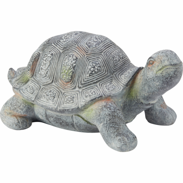 Dekorativní figurka želvy, tmavě šedá, polyresin, 28 x 15...