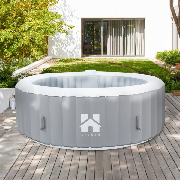 Home Deluxe Whirlpool Splash O 208 cm x 65 cm kulatá šedá