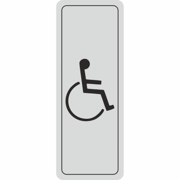 Dveřní cedule "Symbol pro osoby se zdravotním postižením"...