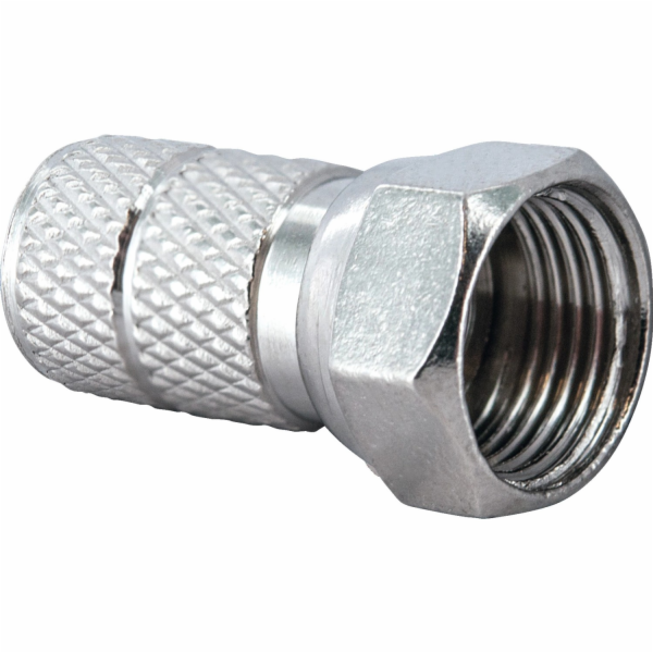 Schwaiger F-konektory 6,5 mm, balení po 4 kusech