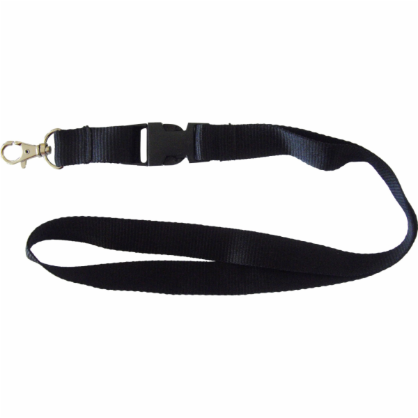 Šňůrka na klíče Keymax černá 60 cm