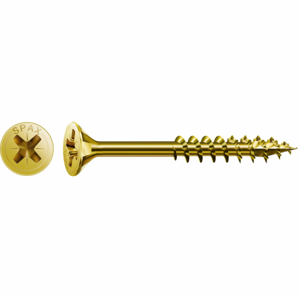 Univerzální zapuštěný šroub Spax PZ O 4,5 mm x 80 mm 50 kusů