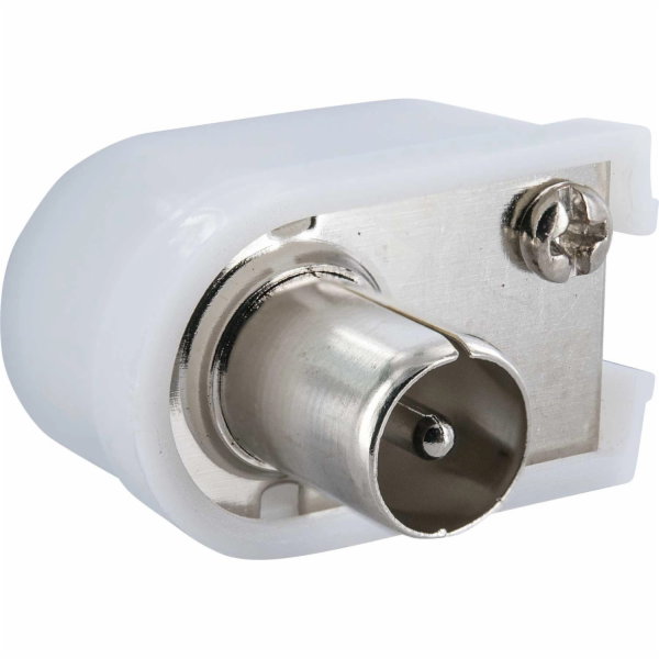 Úhlová zástrčka Schwaiger IEC bílá