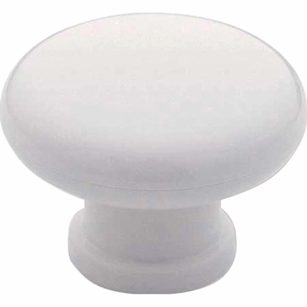 Knoflík 0385, plast bílý