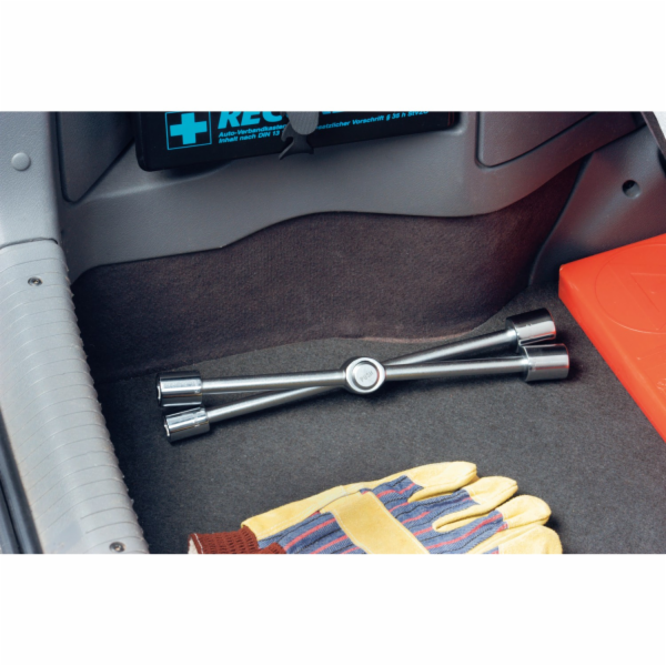 LUX-TOOLS Křížový klíč na auto, skládací, komfortní