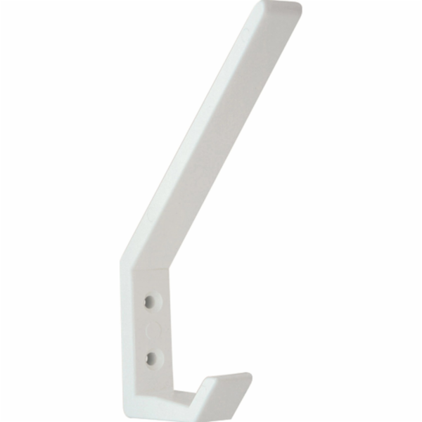 Háček H008, plast bílý
