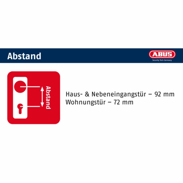Ochranné kování Abus KLN314, vyměnitelná sada 32 mm - 47 ...