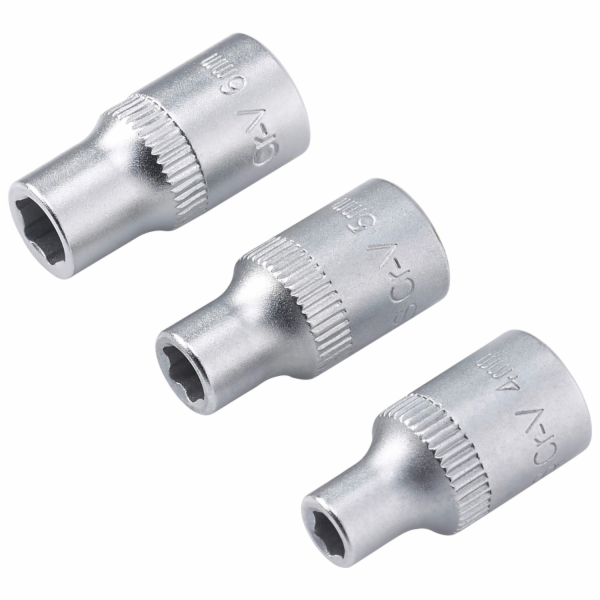Sada nástrčných klíčů LUX-TOOLS, 3dílná, 5-7 mm