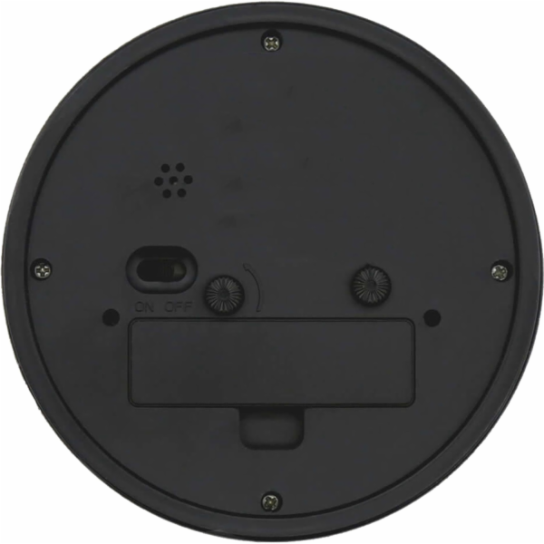 Nástěnný budík Minimalistický O 11 cm Bílý