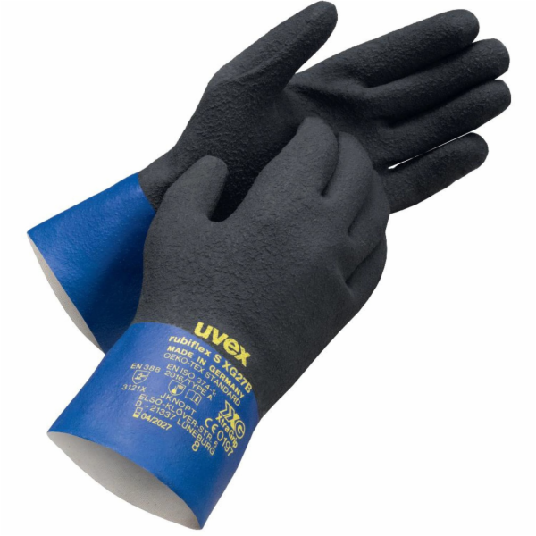 Ochranné rukavice Uvex Rubiflex S XG27B, velikost 10