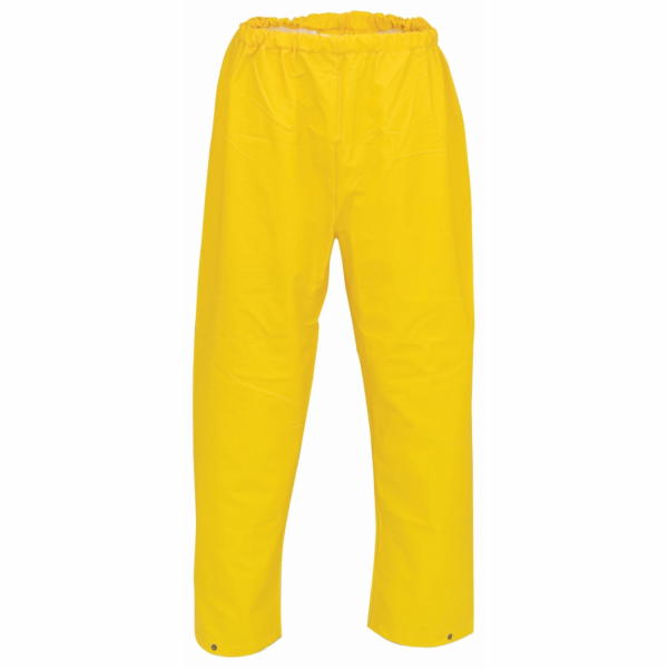 Nepromokavé kalhoty Safety&More žluté, velikost XL
