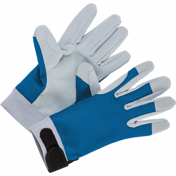 Zahradnické rukavice, modré, velikost 10