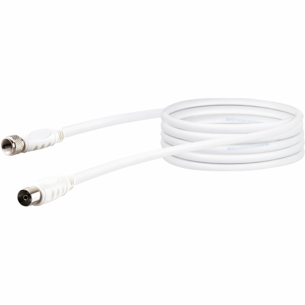 Propojovací kabel Schwaiger SAT, F-zástrčka do IEC zásuvk...