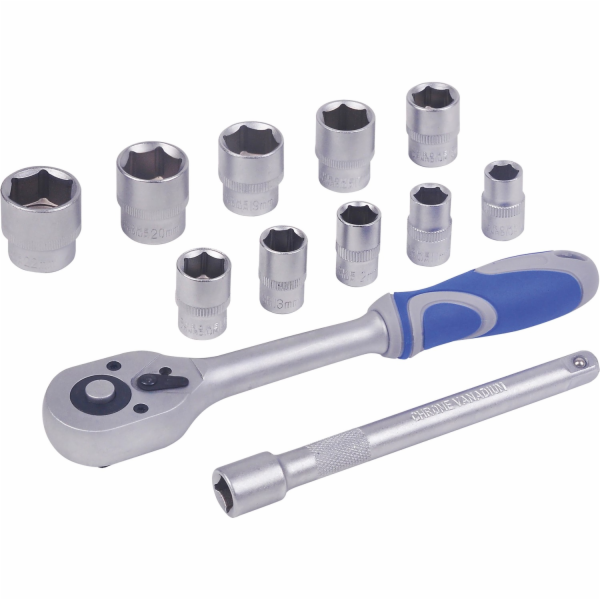 Sada nástrčných klíčů LUX-TOOLS 10 mm (3/8"), 12dílná