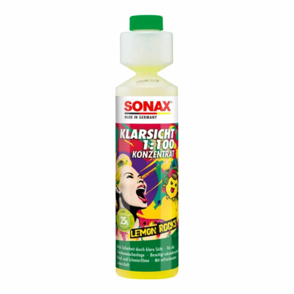 Sonax Koncentrát Clear View 1:100 Citrónové kameny 250 ml