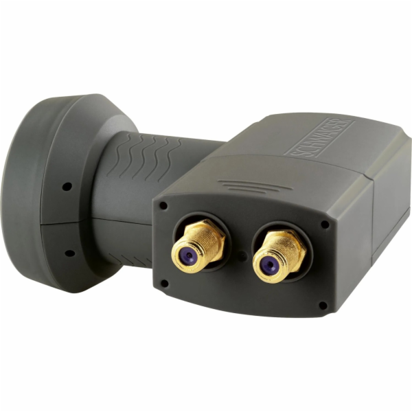 Schwaiger® Sun Protect - digitální dvojitý LNB antracitový
