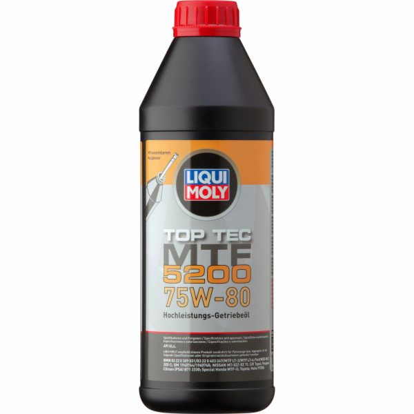 Převodový olej Liqui Moly Top Tec MTF 5200 75W-80 1 l