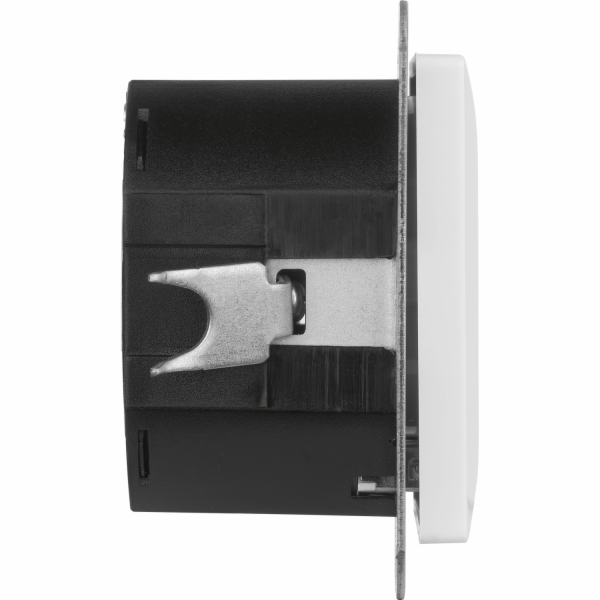 Zapuštěná bezpečnostní zásuvka Jule se 2 USB porty, bílá