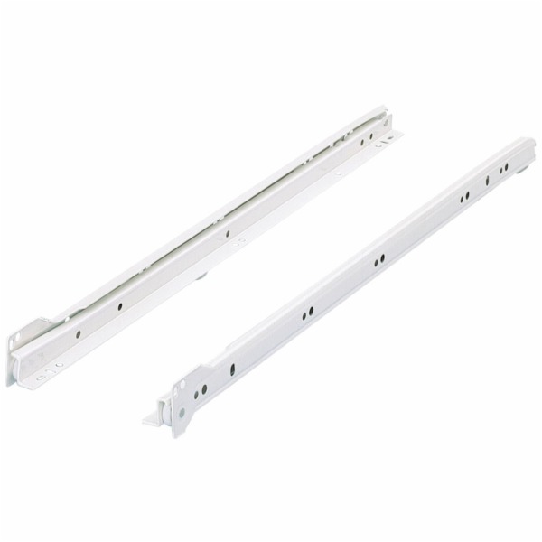 Kolečkový výsuv Hettich 350 mm, práškově lakovaný bílý, 2...