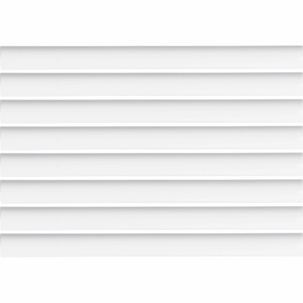 Kulatý bílý plastový kryt topné trubky, 200 mm