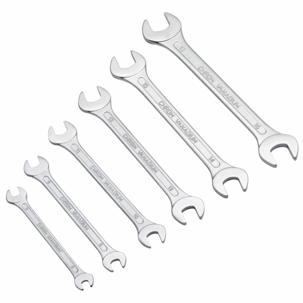 Sada otevřených klíčů LUX-TOOLS, 6dílná, 6 mm - 17 mm