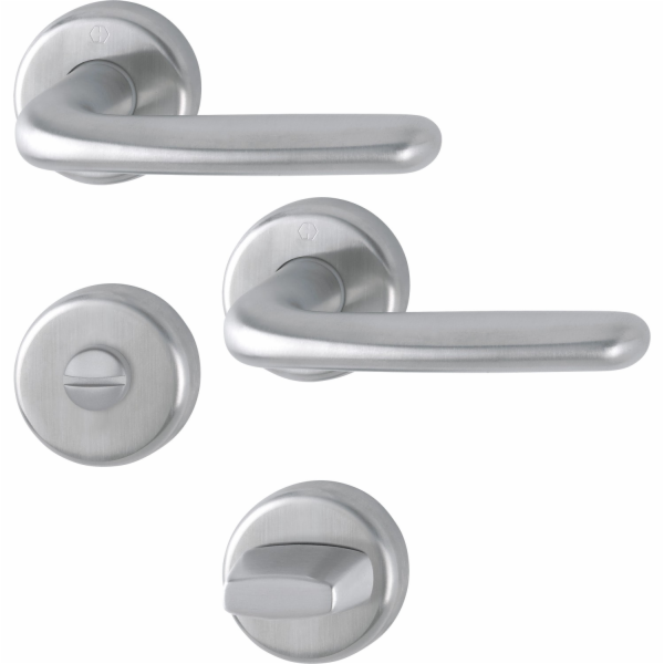 Hoppe rozeta Cardiff nerezová ocel matná, WC