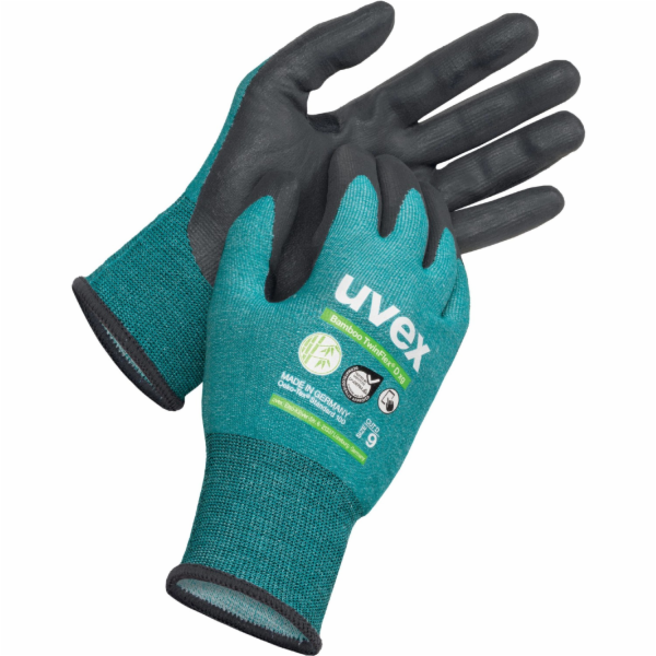 Ochranné rukavice Uvex Bamboo TwinFlex D xg, velikost 10