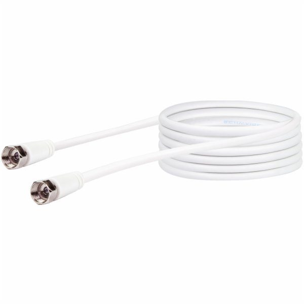 Schwaiger SAT propojovací kabel KVCHQ75 532 bílý 7,5 m