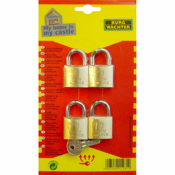 Burg Wächter sada visacího zámku Quadro 405 30 SB