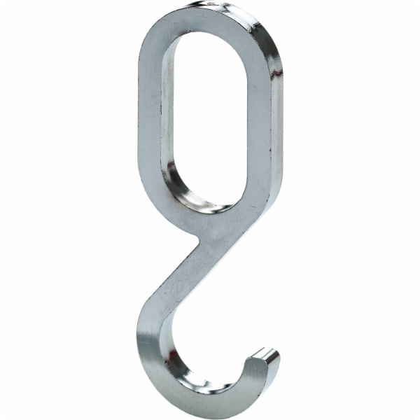 Háček na oblečení Hettich na šatní tyč 15 mm x 30 mm, chr...