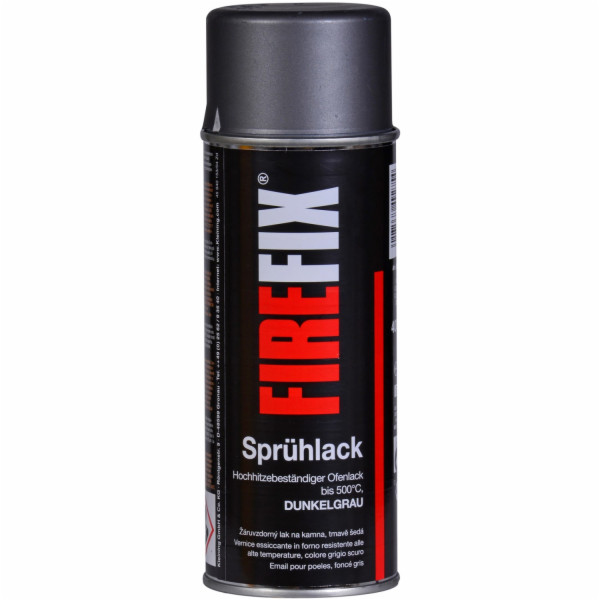 Barva ve spreji Firefix na trouby, tmavě šedá