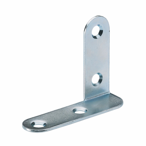 Úhlový držák pravý 45 mm x 60 mm x 15 mm pozinkovaná ocel