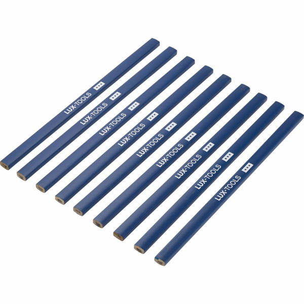 Sada tesařských tužek LUX-TOOLS 24 cm bílá klasická