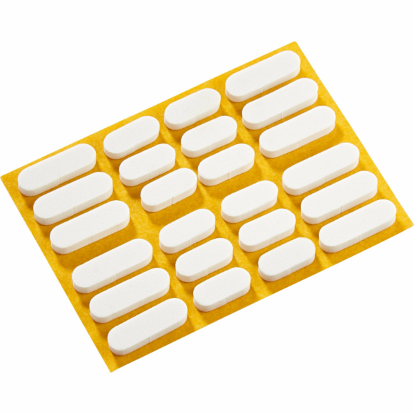 Univerzální sada tlumičů Extra Soft 24dílná bílá