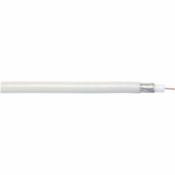 Koaxiální anténní kabel 90dB bílý 10 m