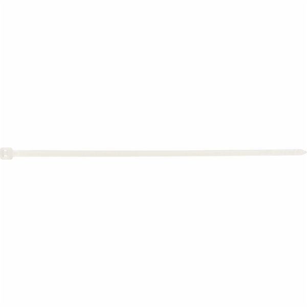 Stahovací pásky 200 mm bílé 25 kusů