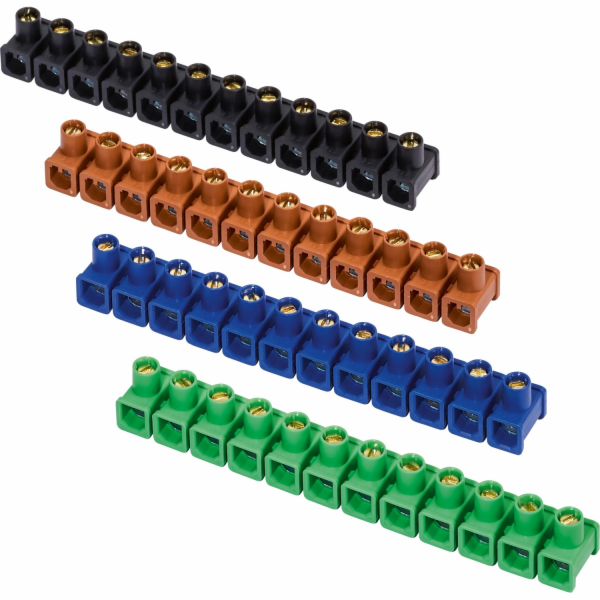 Svorkovnice, 12pólová, O 1,5 mm - 4 mm, 10 kusů