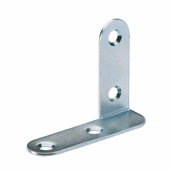 Úhlový držák levý 45 mm x 60 mm x 15 mm pozinkovaná ocel