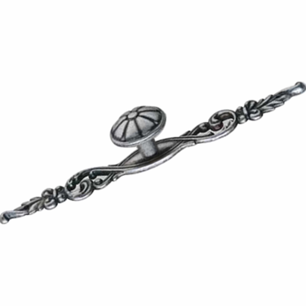 Knoflík 1474 mm, starožitné stříbro