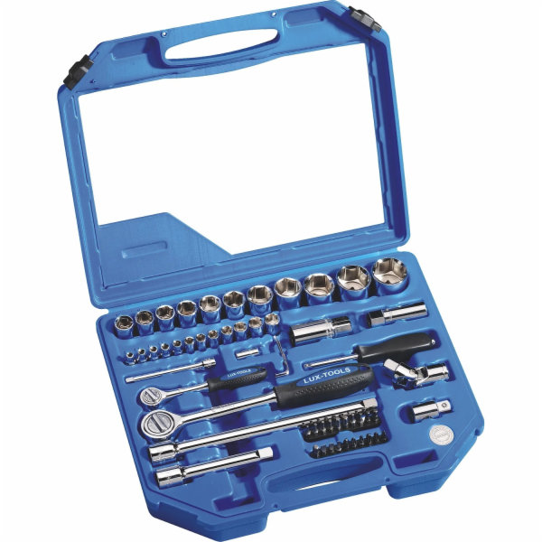 Sada nástrčných klíčů LUX-TOOLS 1/4", 3/8", 1/2", 55dílná