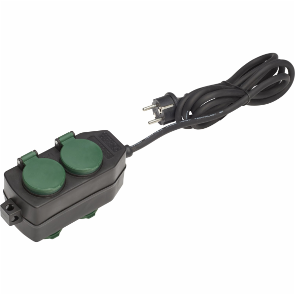 Prodlužovací kabel H05RR-F 3 x 1,5 mm2 Černá 2 m