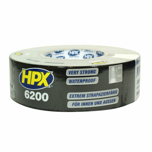 Lepicí páska HPX Panzer-Tape 6200 černá 5 cm x 25 m