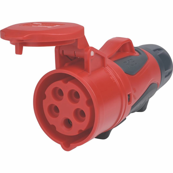PCE CEE spojka 5pinová IP44/IP54 16 A 400V červená/černá
